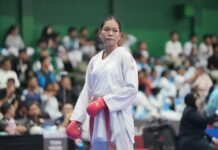 Reyva Imelda Sambenthiro Sumbang Perunggu di PON Bela Diri Kudus