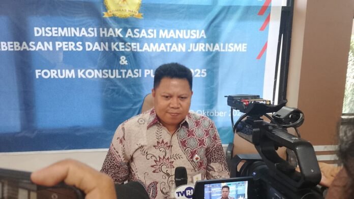 IMG_5496 Kepala Komnas HAM Sulteng, Livand Breemer. (FOTO: Nasrullah)