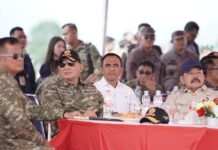 Menhan RI dan Gubernur Anwar Hafid Saksikan Langsung