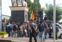Mahasiswa Tuntut Pemberhentian Kriminalisasi Aktivis dan Lindungi Tanah Ada