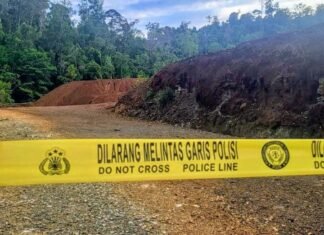 Lahan Warga Belum Diganti Rugi , Lokasi Tambang PT ATN di “POLICE LINE”,