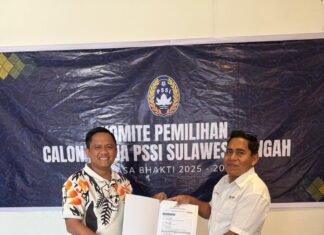 Anwar Hafid Resmi Mendaftar Caketum Asprov PSSI