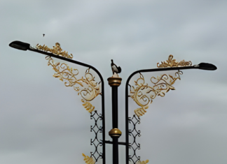 Sentuhan Malioboro di Palu, PJU Berornamen Bikin Kota Makin Estetis