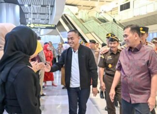 Sekprov Sambut Kedatangan Kapolda Sulteng