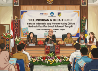 APPBIPA Sulawesi Tengah Luncurkan Buku BIPA Bermuatan Kearifan Lokal