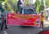 Solar Langka, Gas LPG Mahal, Ratusan Sopir Truk dan LSM Gelar Aksi Damai
