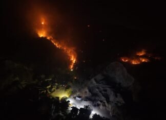 Kebakaran Hutan di Pagimana Meluas