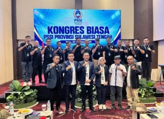 KLB Pemilihan Ketua Asprov PSSI Sulteng Digelar 8/9 November 2026