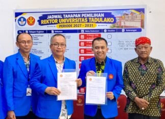 Untad Rumah Kita, Prof Khairil Maju Kembali ke Kursi Rektor Untad